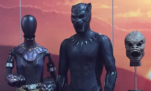 Black Panther Costumes on Display at Comic-Con....