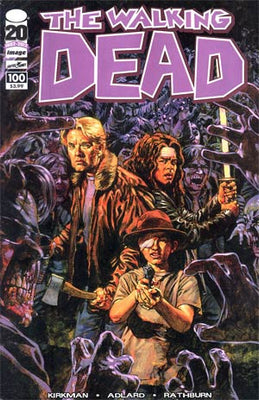 The Walking Dead # 100  1st  PTG    NM /  DEATH OF GLENN ! 1st NEGAN  Something To Fear AMC