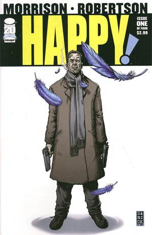 Happy #1 1st Ptg Regular Darick Robertson Cover. * TV Show Coming  To Syfy * !!!!