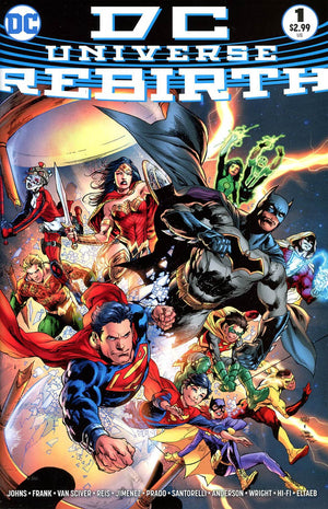 DC Universe Rebirth Special #1 Cover B Variant Midnight Release Cover   *NM*