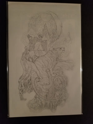 Walking Dead #108 Variant Pencil Sketch 1:100 VIRGIN Rios Image Comics  *NM* !!! Sold Out..!