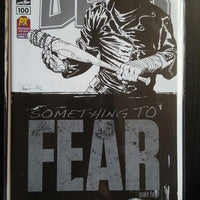 The Walking Dead # 100  1st  PTG  * NM * SDCC SKETCH  DEATH OF GLENN ! 1st NEGAN !!!!