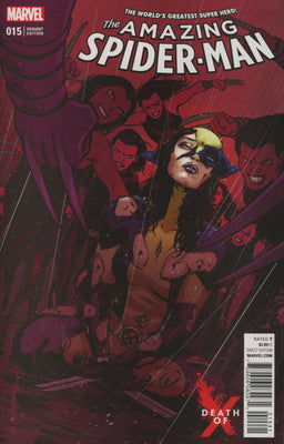 Amazing Spider-Man Vol 4 #15 Cover B Variant David Lopez Death Of X Cover  * NM* !!!!