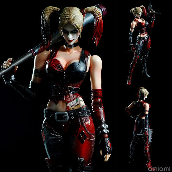 Batman Arkham City Play Art Action Figure # 5 Harley Quinn NIB !!!!!!