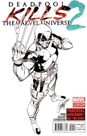 Deadpool Kills Marvel Universe # 2  2nd PTG Variant  VF- NM  IN Stock !!!!!