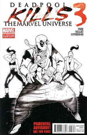 Deadpool Kills Marvel Universe # 3  2nd PTG  Variant  CVR  VF- NM  !!!!