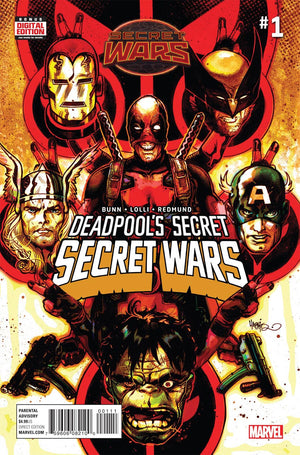 Deadpools Secret Secret Wars #1 Regular Cover - 2015 #1 1ST PTG  NM  IN Stock !!!!!