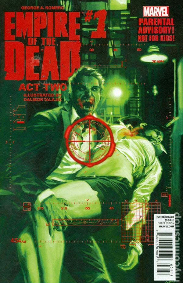 Empire Of The Dead  #1 Act Two George Romero 1st PTG  NM  *TV Show Coming in 2016*