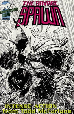 Spawn #220 Cover D Incentive Todd McFarlane Savage Dragon #1 Homage Sketch Cover *NM*  (2012)