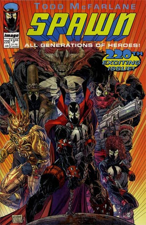 Spawn # 220 Cover C Youngblood Homage Cover  *NM*  (2012)