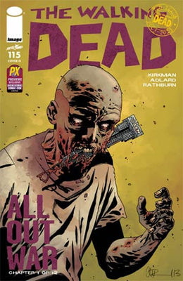 The Walking Dead #115 Cover O NYCC Previews Exclusive Charlie Adlard Variant Cover!!!