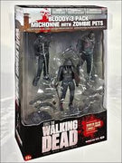 The Walking Dead TV (Bloody Black & White) Michonne & Pet Zombies 3-Pack !!!!